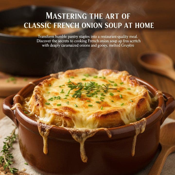 Mastering the Art of Classic French Onion Soup at Home