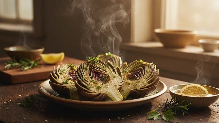 Easy Steamed Artichokes Recipe