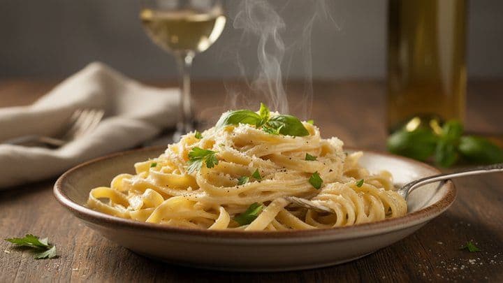 Creamy Alfredo Fettuccine Recipe