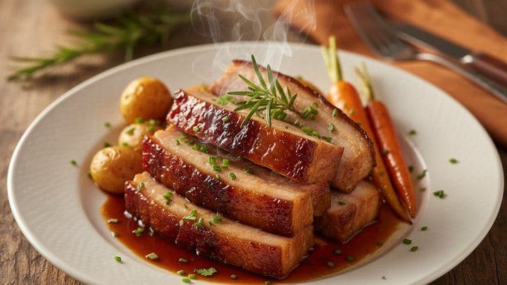 Easy Crock Pot Pork Belly
