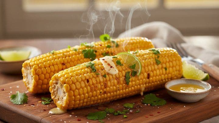 Perfect Microwave Corn on Cob